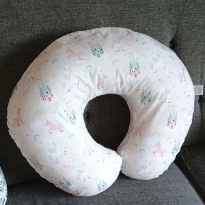 Boppy Nursing Pillow With Unicorn/Castle Cover